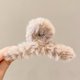 thumbnail image 1 of Pinza de pelo grande de felpa para mujer, para otoño e invierno, con lazo, con forma de tiburón, para tocado, 1 of 6