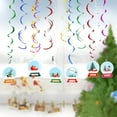 thumbnail image 7 of Christmas Decorations Savings! Dvkptbk Christmas Hanging Swirl Decorations, 36pcs Foil Ceiling Hanging Swirl Yard Party for Christmas Gifts D, 7 of 7