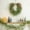Green, variant on EWASWON Christmas Large 50cm Heart-shaped Artificial Christmas Wreath, Green with Berries, Indoor Outdoor Front Door Holiday Decor
