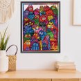 thumbnail image 3 of Cuadros Decorativos Punto de cruz estampado DIY 3 hilos 11CT Clowder of Cats bordado Kit de costura DQrwqpou Nuevos Originales, 3 of 8