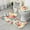 Pioneer Flower Floral, variant on Pioneer Flower Floral Print Pattern Bathroom Rugs Sets 3 Piece,Toilet Cover Set,Absorbent Non Slip Bathroom Mats Sets with U-Shaped Contour Rug Toilet Rug Set