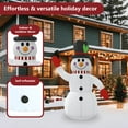 thumbnail image 5 of vidaXL Inflatable Snowman with LEDs 8 ft, 5 of 11
