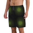 thumbnail image 2 of Balery Mandala With Marijuana Leaf Traje de Baño Estilo Hawaiano para Hombre, Shorts de Secado Rápido con Bolsillos-3X-Large, 2 of 6