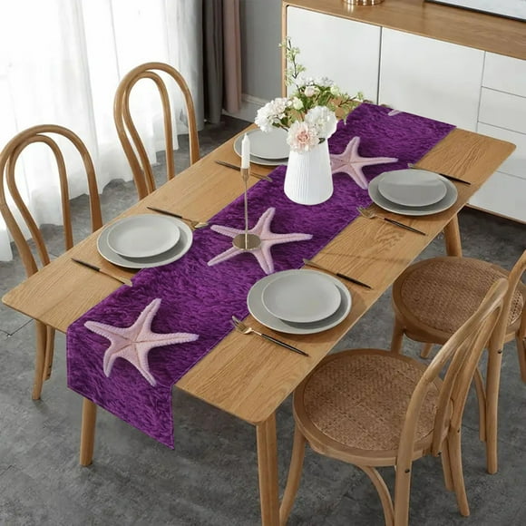 TIMIFIS Linen Ta Ble Runner, Home Decor Table Runner Living Room Dining Table Decoration