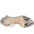 thumbnail image 4 of Vince Camuto Sathina Natural Snake Print High Heeled Platform Ankle Strap Pumps (Natural Snake, 9.5), 4 of 6