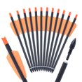 thumbnail image 4 of AMEYXGS 100% Pure Carbon Arrows 7.5" Crossbow Bolts Archery Hunting-12pcs, 4 of 5