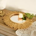 thumbnail image 3 of Gothic Retro Decorative Mirrors Nordic Princess Round Macrame Decorative Mirrors Handicraft Cosmetic Dekoracyjne, 3 of 6