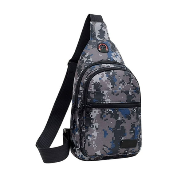 Zmeidao Chest Sling Bag Crossbody Shoulder Backpack Adjustable Strap Casual Travel Hiking Daypack