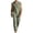 Army Green#2026 summer outfits-22, variant on Cotton Linen Sets for Men 2 Piece Outfits Casual Button Down Shirts and Pants Matching Set Summer Beach Vacation Resort Wear Army Green S