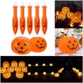 thumbnail image 4 of Kearding Globos de calabaza para decoración de fiesta de Halloween Decoración única y festiva de globos de látex de Halloween Kits de decoración para fiestas 30 piezas (6 paquetes), 4 of 6