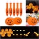 thumbnail image 5 of Bewildely Suministros de fiesta para decoración de Halloween, globos con temática naranja, accesorios para escenario, globos de látex de Kits de decoración para fiestas 30 piezas (6 paquetes), 5 of 6