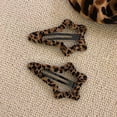 thumbnail image 6 of 2Pcs Elegant Leopards Pattern Hair Clip Strong Grip Fashion Shape Hairpin For Music Festival and Women Everyday Wear, 6 of 8
