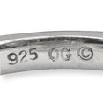 thumbnail image 4 of 925 Argent Sterling Noir Chat Empilable Anneau Animal, 4 of 8