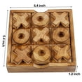thumbnail image 3 of Set de juego de mesa Glintoper Tic Tac Toe & Tumble Tower Blocks, 3 of 9
