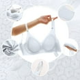 thumbnail image 4 of Womens Everyday Bras, Women's Seamless Wireless Supportive Bra Push Up Comfort Soft No Underwire Full Coverage Deep V T-Shirt Bra M-2XL, 4 of 8
