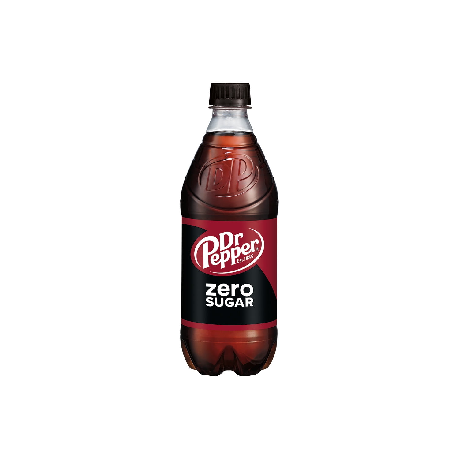 (5 pack) Dr Pepper Zero Sugar Soda Pop, 20 fl oz, Bottle