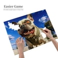 thumbnail image 2 of 500-Piece Wooden Jigsaw Puzzle for Adults - Dog Scary Zombie Eyes Sky , Fun & Relaxing Family Game, No-Dust Interlocking Pieces, Perfect Wall Decor & Holiday Gift, 2 of 7