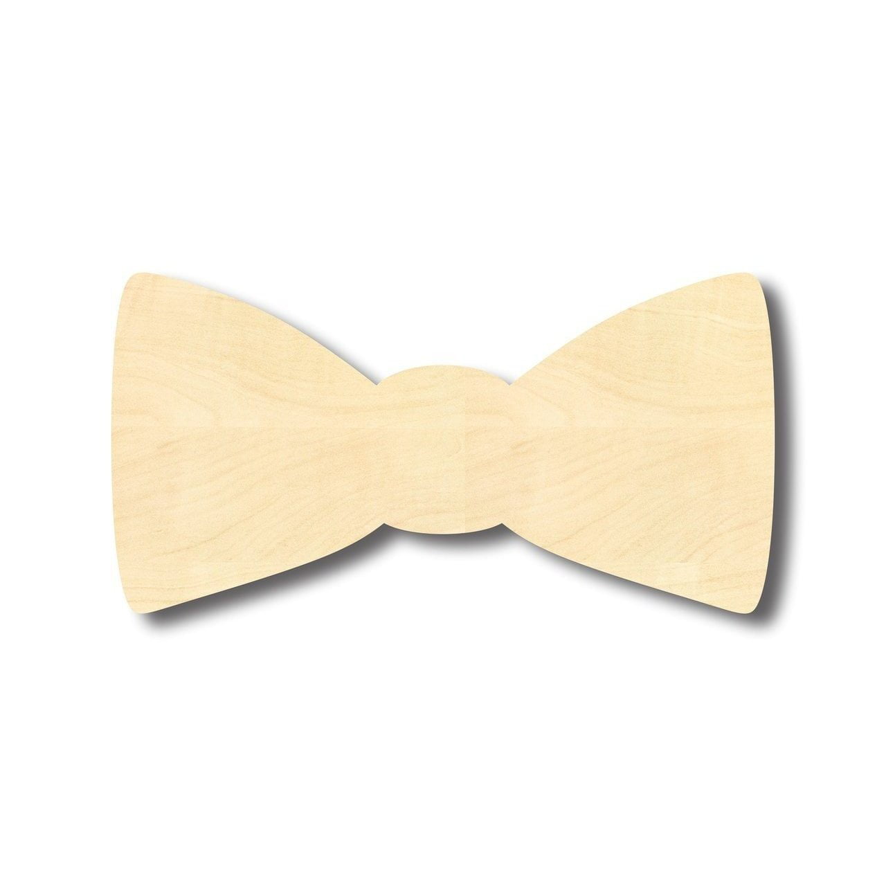 Wood Sewing Scrapbook DIY THE BOW TIE BIG Button 1.25 inches long 1 Hole 