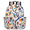 Beige, variant on Colorful Mexican Stripes Backpack for Adults, Breathable Adjustable Strap Casual Daypack, Lightweight Stripes Work Laptop Backpack