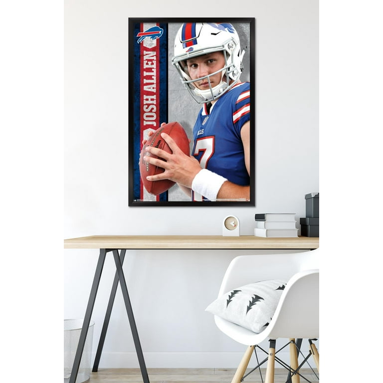 Buffalo Bills 24.25'' x 35.75'' Framed Helmet Poster