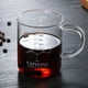 thumbnail image 5 of Advancent Taza elegante del cubilete del cafeína del color transparente taza de cristal durable y conveniente para respetuoso del medio ambiente Cocina y Comedor, 5 of 6