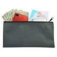 thumbnail image 5 of DALIX Bank Bags Money Pouch Security Deposit Utility Zipper Coin Bag in Gray, 5 of 5