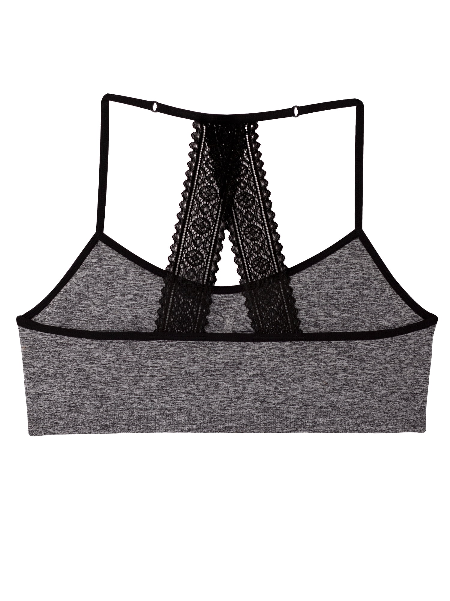 Wonder Nation Girls Seamless Lace Bralette 2-Pack, Sizes 30-38