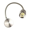 thumbnail image 4 of Lámpara de pared LED con brazo flexible de 360 grados, 85-265 V CA, 3 W, luz de lectura LED, lámpara de noche con cuello de cisne (blanca), 4 of 4