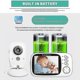 thumbnail image 4 of Baby Monitor With Camera And Night Vision, Baby Monitor Video Wireless 3.2' Lcd Screen With Vox Mode, Two-way Talk, 4 of 5