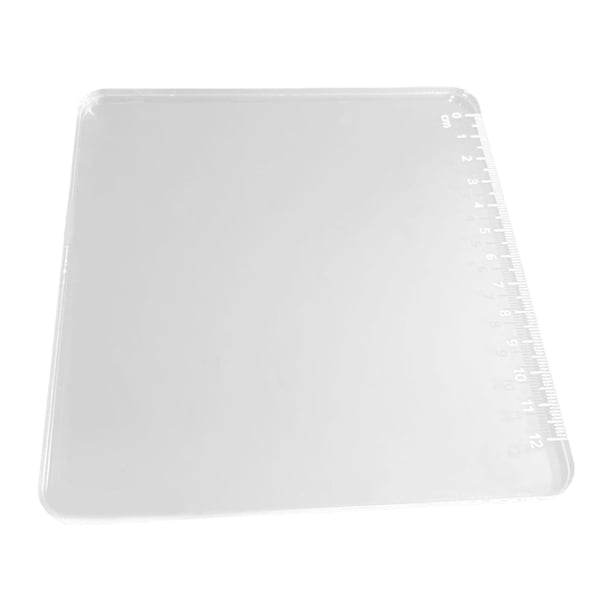 Regla de posicionamiento de sellos Tablero para colorear de sellos de goma Fácil de usar Utilidad robusta 15x15cm
