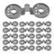 thumbnail image 1 of 30 piezas de tela de sombra resistente con agarre de bloqueo, clips reutilizables extraíbles para tela de sombra, red de sombra para jardín, invernadero, tela de sombra, accesorios de tela de sombra, 1 of 7