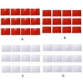 thumbnail image 4 of 12 Pcs A4 Plastic Envelopes Waterproof Clear Document File Pocket Multifunction Popper Folders Tutorial Organizer Pouch Bag School Office Supplies Red, 4 of 9