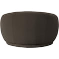 thumbnail image 3 of Meridian Furniture Hyde Brown Boucle Fabric Chair, 3 of 27