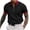 Wine, variant on Hfyihgf Men's Quarter Zip Polo Shirt Casual Knit Short Sleeve Stretch Slim Muscle Athletic T Shirt Classic Fit Golf Shirts(Black,S)