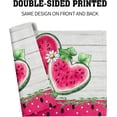 thumbnail image 4 of Watermelon Placemat for Table Dining Set of 4，Tropical Fruit Heat Resistant Washable Table Mats,White Daisy Table Dining Mat for Seasonal Party Kitchen Decor, 4 of 6