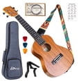 thumbnail image 1 of Ukelele, Concierto Ukelele de instrumento musical profesional de 23 pulgadas para adultos Kit para principiantes de Uke de caballo con correa para bolsa de concierto Cuerdas OEM Guitarra hawaiana Ukal, 1 of 5