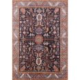 thumbnail image 1 of Ahgly Company Machine Washable Indoor Rectangle Industrial Modern Khaki Rose Pink Area Rugs, 7' x 9', 1 of 7