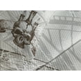 thumbnail image 3 of Ambesonne Vintage Quilted Bedspread Set 3 Pcs, Priate Skull Compass, King Size, Brown Pearl Grey, 3 of 5