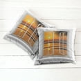 thumbnail image 6 of Ambesonne Tropical Throw Pillow Cover 2 Pack, Ocean Sunset View Sky, 18", Apricot, 6 of 7