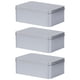 thumbnail image 1 of FELTECHELECTR Caja de hojalata rectangular de 3 piezas para joyería, para dulces y joyas., 1 of 6