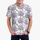 thumbnail image 1 of Fotbe Violets Flowers Camiseta Polo de Golf para Hombre con Estampado – Camisa Deportiva Transpirable con Cuello Abotonado-4X-Large, 1 of 6