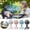 Pink, variant on Qonioi Portable Fan USB Rechargeable, 3 Speeds Flexible Tripod Clip On Fan for Baby Car Seat, Adjustable Cooler Neckwear for Travel Outdoor
