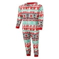 thumbnail image 4 of Famille Pyjamas Dessin Animé Imprimé à Capuche Combinaison Papa Maman Enfants Bébé Xams Tenues, 4 of 6