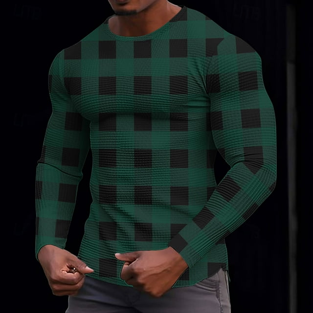 Blusas y camisas de manga larga con cuello redondo para hombre, ropa deportiva para el hogar, pijamas, camisetas casuales holgadas de color liso, blusa deportiva de poliéster para hombre