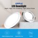 thumbnail image 2 of OPPLE 3W Downlight LED Iluminación de ángulo de 120 grados Control de interruptor de par Abanopi luz, 2 of 5
