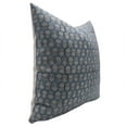 thumbnail image 2 of Fabdivine Block Print Throw Pillow Cover, 18x18 Inch Thick Linen Outdoor Cushion Cover, Floral Print Boho Design Dark Blue Pillow Cover for Sofa and Couch, 2 of 5