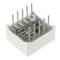 thumbnail image 4 of Unique Bargains Common Cathode 10 Pin 2 Bit 0.59 x 0.55 x 0.28 Inch 0.35' Red LED Display 5pcs, 4 of 6