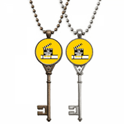 Brazil Carnival World Event Key Necklace Pendant Jewelry Couple Decoration