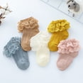 thumbnail image 2 of iaksohdu 1Pair Lace Socks Soft Comfortable Breathable Kids Ruffle Socks for Dancing, 2 of 8