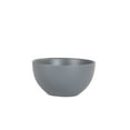thumbnail image 2 of 10 Strawberry Street Wazee Matte 5.5"/20oz Cereal Bowl, Set of 6, Charcoal Gray, 2 of 2